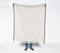 Yarn-Dyed Cotton Grey Striped Tasseled Throw