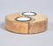 Yin-Yang natural mango wood Tea Light Holders (Set of 2)