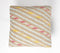 Upholstered & Embroidered Cotton & Wood Stool
