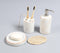 White Marble Classic Bath Accessories Set