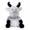 Rendier Knuffel grijs - 25 cm