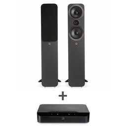 Q Acoustics Combi Deal 3050i Vloerstaande Speakers + Bluesound Powernode EDGE (N230)