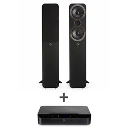 Q Acoustics Combi Deal 3050i Vloerstaande Speakers + Bluesound Powernode EDGE (N230)