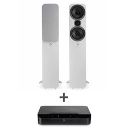 Q Acoustics Combi Deal 3050i Vloerstaande Speakers + Bluesound Powernode EDGE (N230)