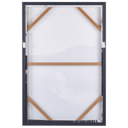 Beliani STATTE - Wanddecoratie - Zwart/Wit - Polyester