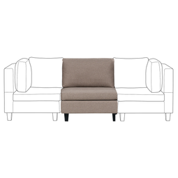 Beliani UNSTAD - Fauteuil - Bruin - Polyester