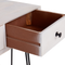Beliani MINTO - Sidetable - Off-white - Mangohout