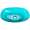 Beliani MOENGO - Wastafel - Turquoise - Solide ondergrond