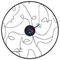 Beliani MENTON - Wandklok - Zwart - Ijzer
