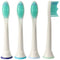 Pack of 4 standard cleaning brush replacement toothbrush heads for electric toothbrushes from Philip
