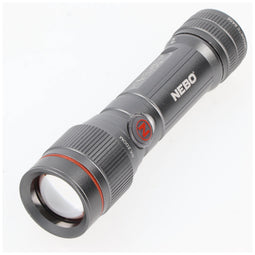 NEBO LED flashlight 450 FLEX with up to 450lm and 237m light range integrated Li-ion battery 3.7V 60