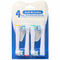 Pack of 4 cleaning brush replacement toothbrush heads for electric toothbrushes from Oral-B, suitabl