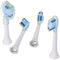 Pack of 4 Smart Cleaning Brush replacement toothbrush heads for electric toothbrushes from Philips,