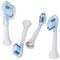 Pack of 4 Smart Cleaning Brush replacement toothbrush heads for electric toothbrushes from Philips,