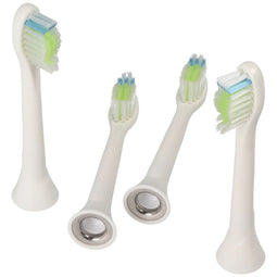 Pack of 4 Smart Cleaning Brush 3 replacement toothbrush heads for electric toothbrushes from Philips