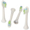 Pack of 4 Smart Cleaning Brush 3 replacement toothbrush heads for electric toothbrushes from Philips