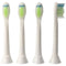 Pack of 4 Smart Cleaning Brush 3 replacement toothbrush heads for electric toothbrushes from Philips