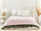 Beliani CALLISTO - Verzwaringsdeken hoes - Roze - 135 x 200 cm - Polyester