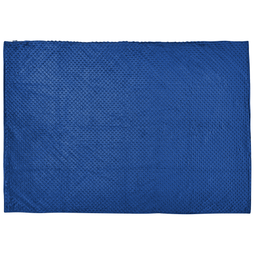 Beliani CALLISTO - Verzwaringsdeken hoes - Donkerblauw - 120 x 180 cm - Polyester