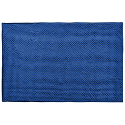 Beliani CALLISTO - Verzwaringsdeken hoes - Donkerblauw - 100 x 150 cm - Polyester