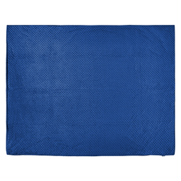 Beliani CALLISTO - Verzwaringsdeken hoes - Donkerblauw - 150 x 200 cm - Polyester