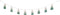 Lorena Canals Slinger - Garland Pom Pom Tie-Dye Green - 170cm