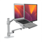 Alberenz Laptop Monitor Arm - Tilting - Height Adjustable - Silver