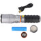 NEBO LED flashlight SLYDE KING 2K with up to 2000lm and 409m light range integrated Li-ion 18650 bat