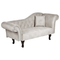 Beliani LATTES II - Chaise longue - Taupe - Rechterzijde - Fluweel