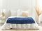 Beliani NEREID - Verzwaringsdeken - Marineblauw - 120 x 180 cm - Polyester