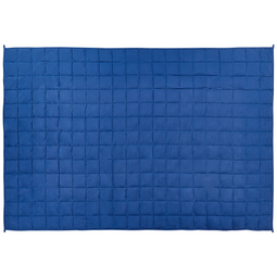Beliani NEREID - Verzwaringsdeken - Marineblauw - 135 x 200 cm - Polyester