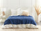 Beliani NEREID - Verzwaringsdeken - Marineblauw - 150 x 200 cm - Polyester