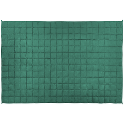 Beliani NEREID - Verzwaringsdeken - Smaragdgroen - 135 x 200 cm - Polyester