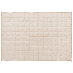 Beliani NEREID - Verzwaringsdeken - Beige - 100 x 150 cm - Polyester