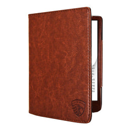 Luxe Hoes Geschikt voor Pocketbook Inkpad 4 Beschermhoes Cover Cognac Bruin
