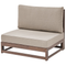 Beliani TIMOR II - Loungeset - Donkere houtkleur - Acaciahout