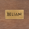 Beliani TIMOR - Loungeset 4 zits - Donkere houtkleur - Acaciahout