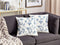Beliani LUDISIA - Sierkussen set van 2 - Wit/Blauw - 45 x 45 cm - Katoen