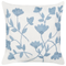 Beliani LUDISIA - Sierkussen set van 2 - Wit/Blauw - 45 x 45 cm - Katoen