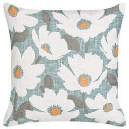 Beliani JATROPHA - Sierkussen set van 2 - Blauw - 45 x 45 cm - Katoen