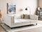 Beliani UNSTAD - Moduliare bank met ottomaan - Wit - 5-zits - Polyester