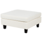 Beliani UNSTAD - Moduliare bank met ottomaan - Wit - 5-zits - Polyester