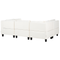 Beliani UNSTAD - Modulaire bank - Wit - 5-zits - Polyester