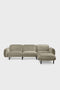 EMKO Bean Pouf Dark Grey / Boucle fabric