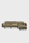 EMKO Bean Pouf Dark Grey / Boucle fabric