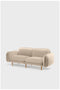 EMKO Bean Sofa 2-Seater / Beige / Boucle fabric