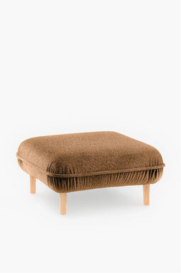 EMKO Bean Pouf Mustard / Boucle fabric