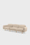 EMKO Bean Sofa 3-Seater / Beige / Boucle fabric