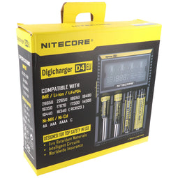 NiteCore charger Digicharger D4 EU with display for AAA, AA, C