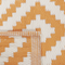Beliani HAPUR - Outdoor kleed - Oranje - 120 x 180 cm - Polypropyleen